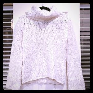 Womens white sweater